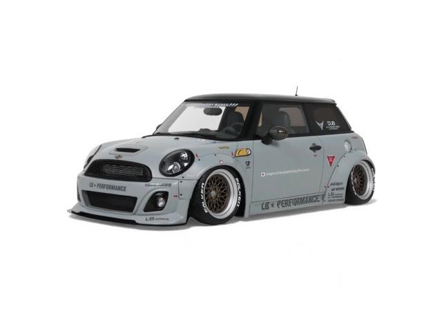 2015 Mini Cooper R56 LB-Works 'LB Nation' Gray with Black Top Limited Edition to 999 pieces 1/18 Model Car by Otto Mobile