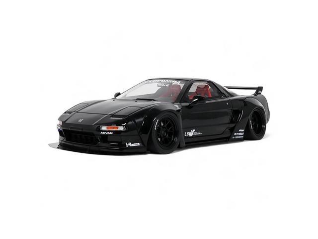 2020 Honda NSX (NA1) LB-Works Black with Red Interior Limited Edition to 2000 pieces Worldwide 1/18 Model Car by Otto Mobile