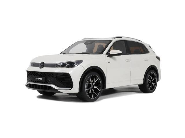 2024 Volkswagen Tiguan E Tsi R-Line Oryx White Pearl Limited Edition to 999 pieces Worldwide 1/18 Model Car by Otto Mobile