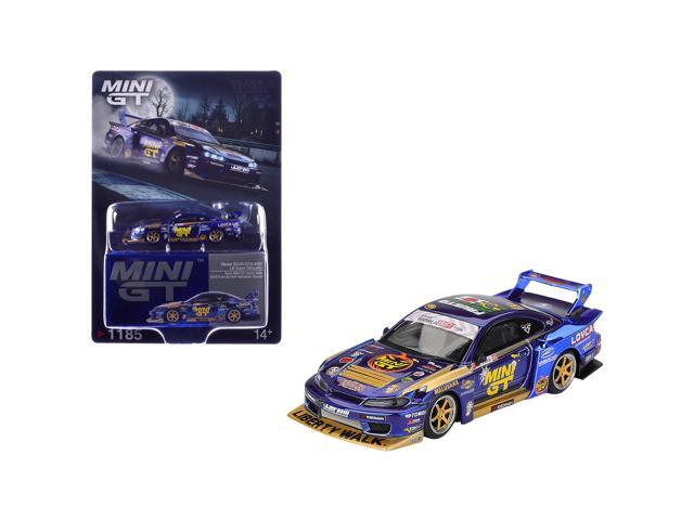 Nissan Silvia (S15) LB-Super Silhouette RHD #555 Yukio Fausto 'Formula Drift Japan' (2025) 1/64 Diecast Model Car by Mini GT
