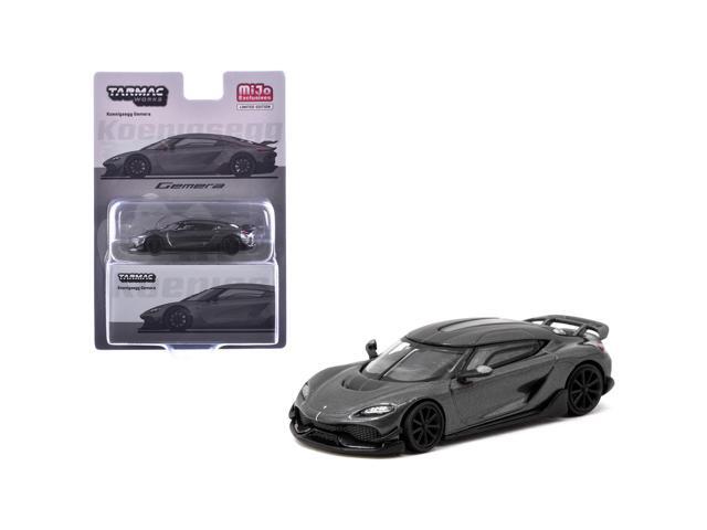 Koenigsegg Gemera Dark Gray Metallic 'Global64' Series 1/64 Diecast Model Car by Tarmac Works