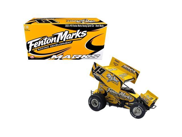 Winged Sprint Car #19 Brent Marks 'Fenton Marks Racing' (2026) 1/18 Diecast Model Car by ACME