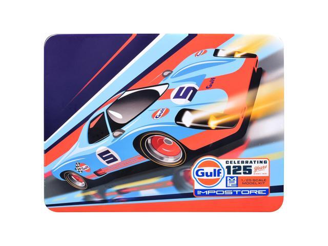 Skill 2 Model Kit Gulf Racing Impostore with Collector Tin 1/25 Plastic Model by MPC