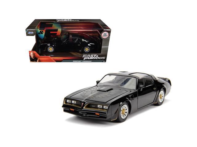 Tegos 1977 Pontiac Firebird Black 'Fast & Furious' Movie 1/24 Diecast Model Car by Jada