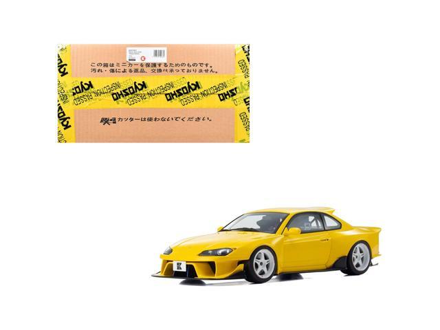 Nissan Silvia (S15) 'Khyzyl Saleem' Yellow 1/18 Model Car by Kyosho