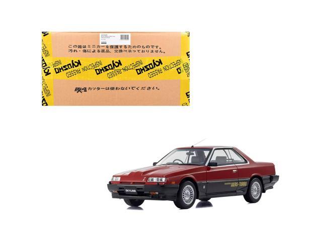 Nissan Skyline 2000 Turbo Intercooler RS-X RHD (Right Hand Drive) Red and Black 1/18 Model Car by Kyosho