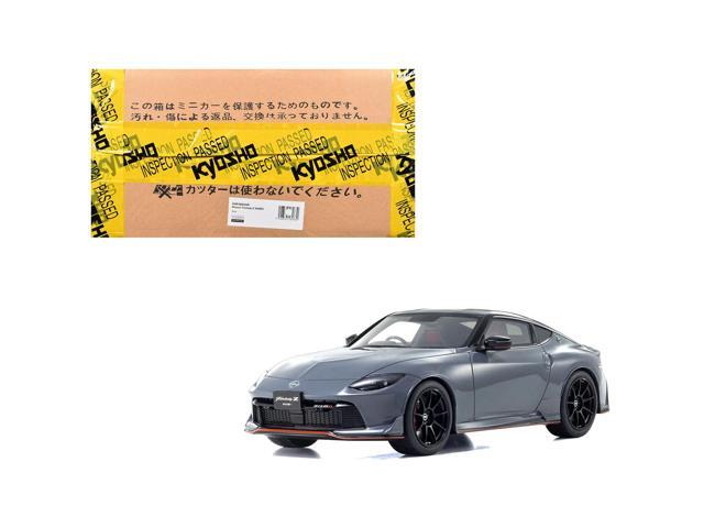 Nissan Fairlady Z NISMO RHD (Right Hand Drive) Gray with Black Top 1/18 Model Car by Kyosho