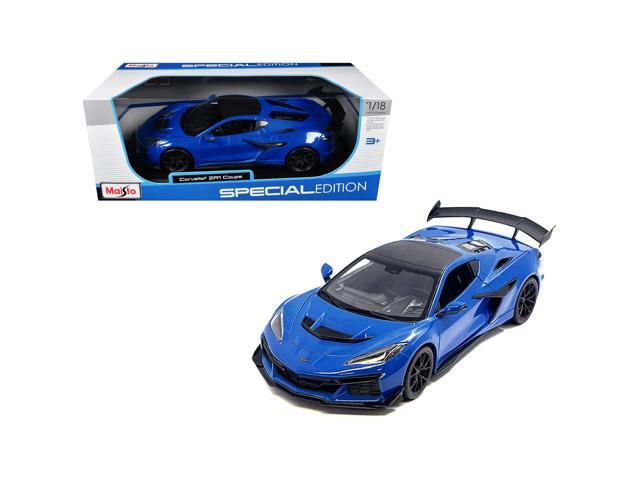 Chevrolet Corvette ZR1 Coupe Blue with Carbon Top 'Special Edition' Series 1/18 Diecast Model Car by Maisto
