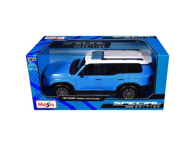 2024 Toyota Land Cruiser Blue with White Top 'Special Edition' Series 1/24 Diecast Model Car by Maisto