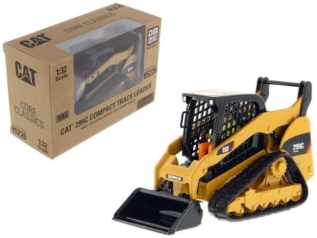 CAT Caterpillar 299C Compact Track Loader w/Work Tools & Operator 'Core Classics' Series 1/32 Diecast Model by Diecast Masters