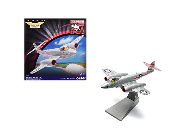 Gloster Meteor F.8 Aircraft 'Biggin Hill' (1951) Royal Air Force 'The Aviation Archive' Series 1/72 Diecast Model Car by Corgi
