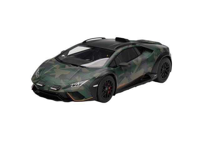 Lamborghini Huracan Sterrato All-Terrain 'BOSCO' Green Camouflage 1/18 Model Car by Top Speed