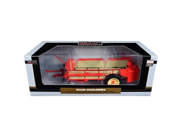 Allis-Chalmers 281 Manure Spreader Orange with Wood Panels 'Classic Series' 1/16 Diecast Model by SpecCast