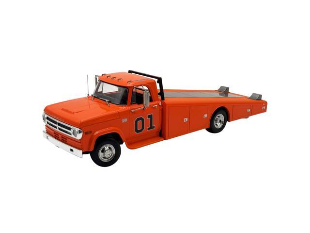 1970 Dodge D-300 Ramp Truck #01 'The General' Orange Limited Edition to 852 pieces Worldwide 1/18 Diecast Model Car by ACME