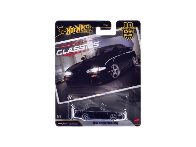 1994 Nissan Nismo 270R (S14) RHD Black with White Stripes 'Modern Classics' Series Diecast Model Car by Hot Wheels