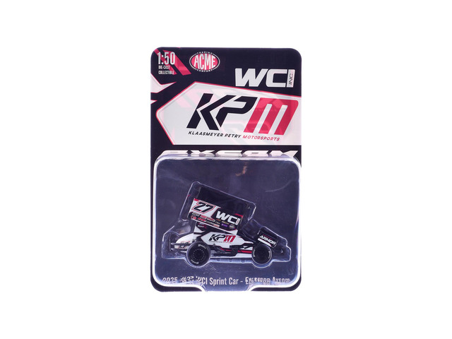 Winged Sprint Car #27 Emerson Axsom 'WCI - KPM' White (2026) 1/50 Diecast Model Car by ACME