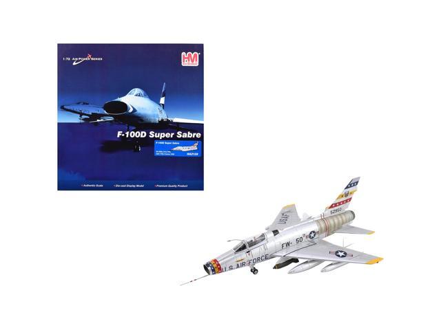 North American F-100D Super Sabre Fighter Aircraft 'FW-871,France' (1958) US Air Force 1/72 Die Cast Model by Hobby Master