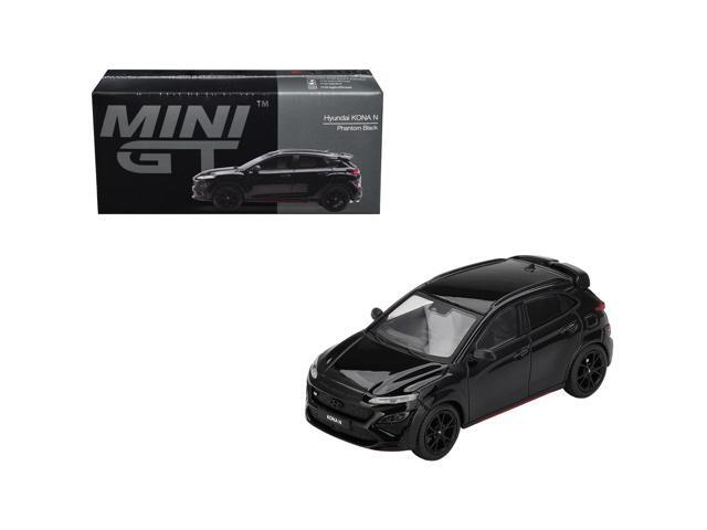 Hyundai Kona N Phantom Black Limited Edition 1/64 Diecast Model Car by Mini GT