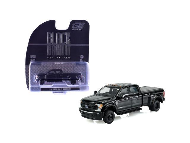 2020 Ford F-450 XL Super Duty Pickup Truck Black 'Black Bandit' Series 31 1/64 Diecast Model Car by Greenlight