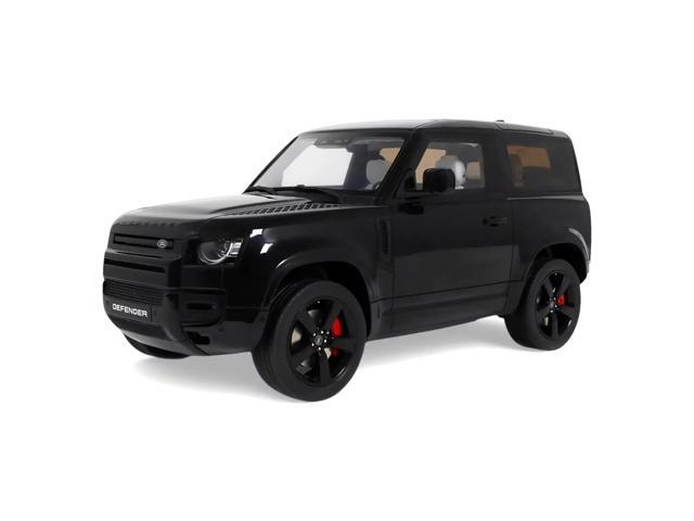 2021 Land Rover Defender 90 P400 X-Dynamic HSE Black Metallic 1/18 Model Car by GT Spirit