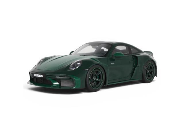 2024 Brabus 900 Rocket-R Green Metallic with Green Carbon Hood 1/18 Model Car by GT Spirit