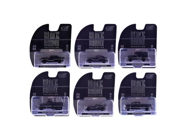 'Black Bandit' Series 31 6 piece Set 1/64 Diecast Model Cars by Greenlight