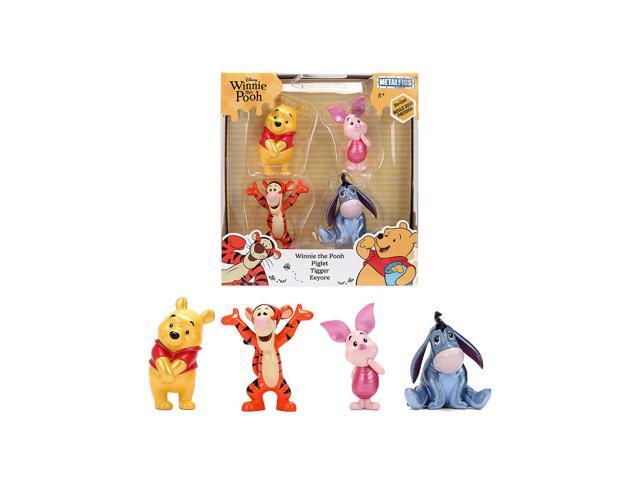 Set of 4 Diecast Figures 'Winnie the Pooh' Franchise 'Metalfigs' Series Diecast Models by Jada