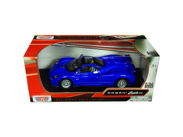 Pagani Zonda C12 Blue 1/24 Diecast Car Model by Motormax