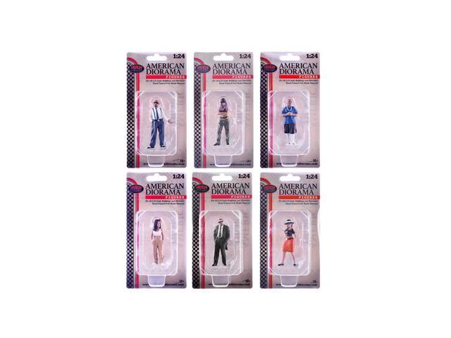 'Hanging Out 3' 6 piece Figure Set for 1/24 Scale Models by American Diorama