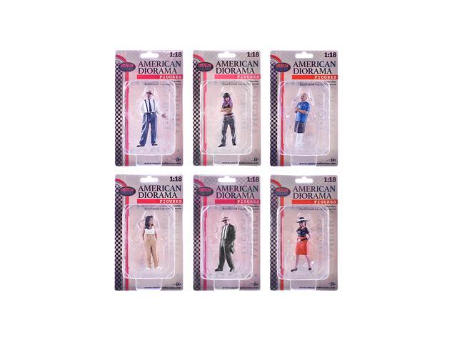 'Hanging Out 3' 6 piece Figure Set for 1/18 Scale Models by American Diorama