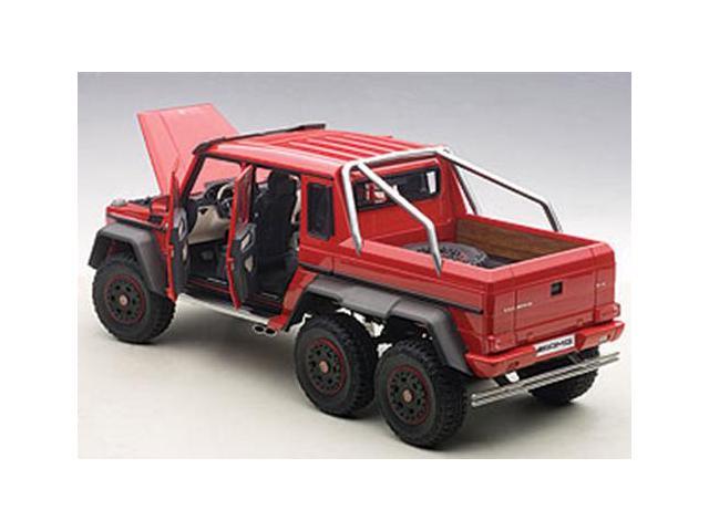 Mercedes G63 AMG 6X6 Red 1/18 Model Car by Autoart