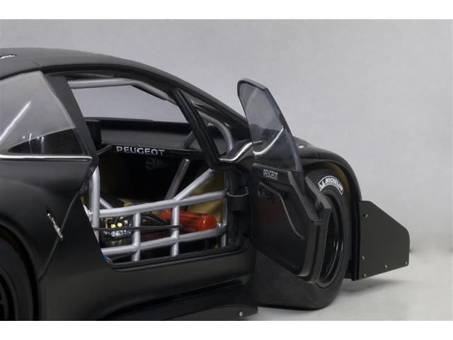 2013 Peugeot 208 T16 Pikes Peak Race Car Plain Black Version 1/18 Model Car by Autoart