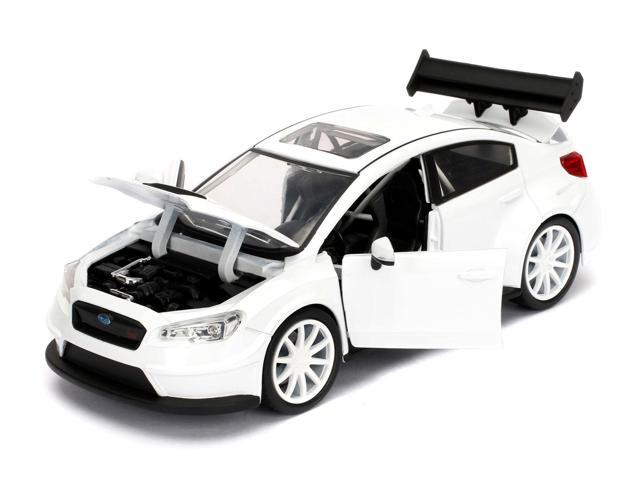 Mr. Little Nobody's Subaru WRX STI White 'Fast & Furious F8: The Fate of the Furious' Movie 1/24 Diecast Model Car Jada
