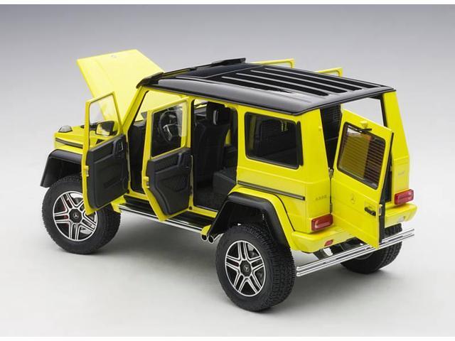 Mercedes Benz G500 4X4 2 Electric Beam/ Yellow 1/18 Model Car by Autoart