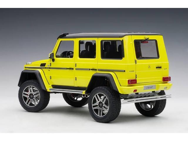 Mercedes Benz G500 4X4 2 Electric Beam/ Yellow 1/18 Model Car by Autoart