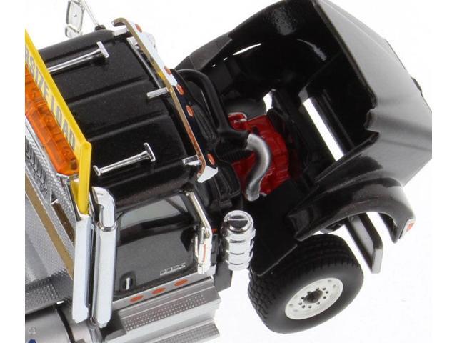 International HX520 Day Cab Tandem Tractor Black 1/50 Diecast Model by Diecast Masters