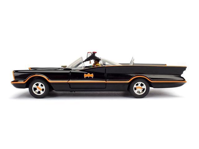 1966 Classic TV Series Batmobile with Diecast Batman and Plastic Robin in the car 1/24 Diecast Model Car by Jada