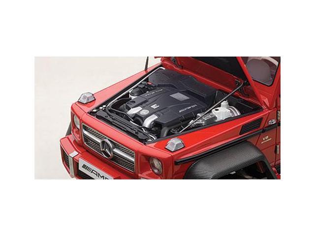 Mercedes G63 AMG 6X6 Red 1/18 Model Car by Autoart