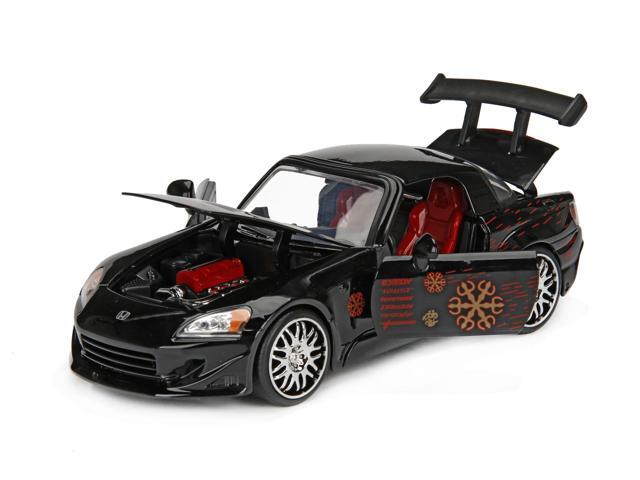 Johnny's 2001 Honda S2000 Black 'Fast & Furious' Movie 1/24 Diecast Model Car by Jada