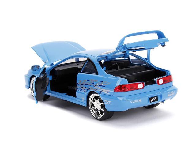 Mia's Acura Integra RHD (Right Hand Drive) Blue 'The Fast and the Furious' Movie 1/24 Diecast Model Car by Jada