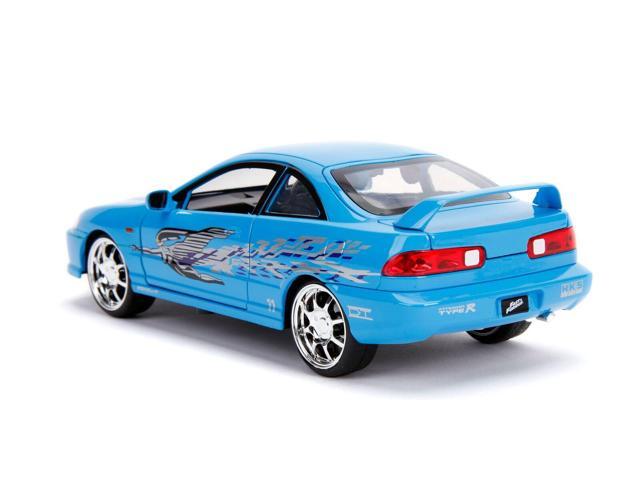 Mia's Acura Integra RHD (Right Hand Drive) Blue 'The Fast and the Furious' Movie 1/24 Diecast Model Car by Jada