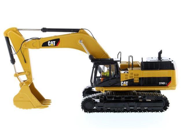 CAT Caterpillar 374D L Hydraulic Excavator with Operator 'High Line' Series 1/50 Diecast Model by Diecast Masters