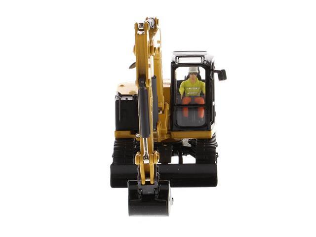CAT Caterpillar 308 CR Next Gen. Mini Hydraulic Excavator with Work Tools & Operator 'High Line' 1/50 by Diecast Masters