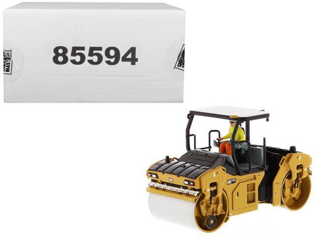 CAT Caterpillar CB-13 Tandem Vibratory Roller w/ROPS & Operator 'High Line Series' 1/50 Diecast Model by Diecast Masters