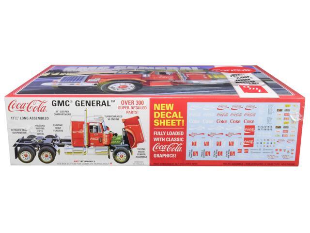 Skill 3 Model Kit GMC General Truck Tractor 'Coca-Cola' 1/25 Scale Model by AMT