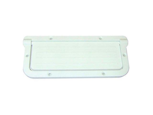 T-H Marine Large Rectangular Scupper - White