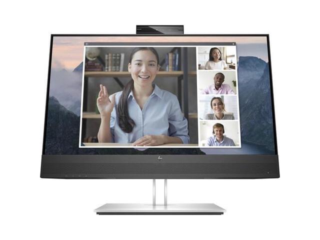 HP E24mv G4 23.8' FHD Conferencing Monitor 5MP Webcam, Dual Microphones, USBC, Windows Hello, Adjustable Stand