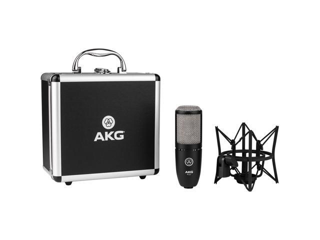AKG - Wired P220 Large Diaphgram Condenser Microphone - Black - image 7