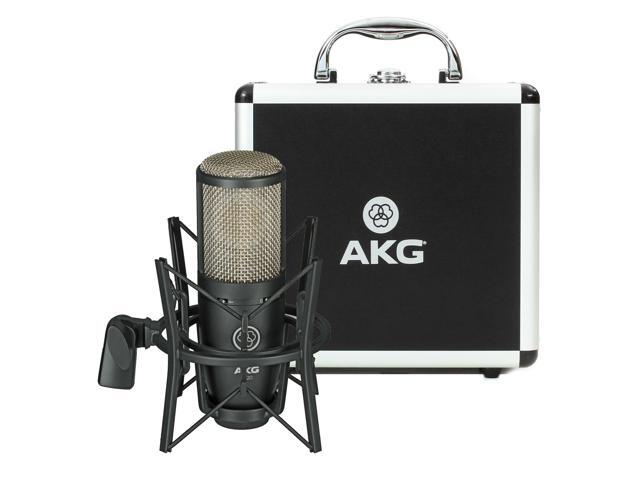 AKG - Wired P220 Large Diaphgram Condenser Microphone - Black - image 6