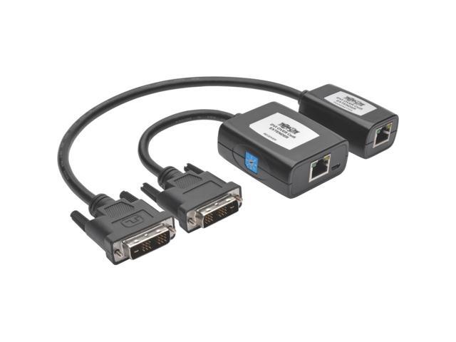 Tripp Lite DVI over Cat5/6 Active Extender Kit, Transmitter & Receiver for Video, 1080p @ 60 Hz, Up to 125-ft., TAA (B140-101X-U)